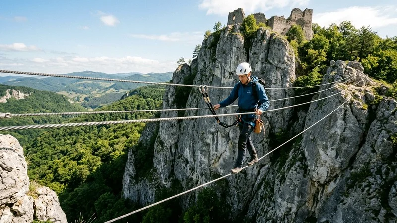 Podul indian suspendat (25 m) — previzualizare vizuală