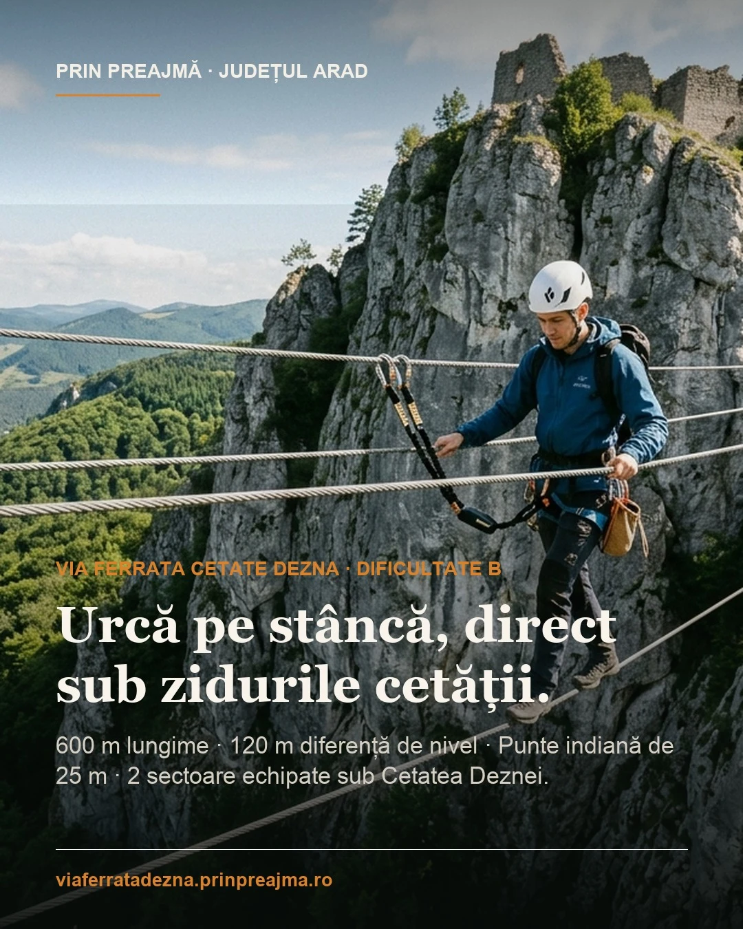 Card social 4:5 Via Ferrata Dezna